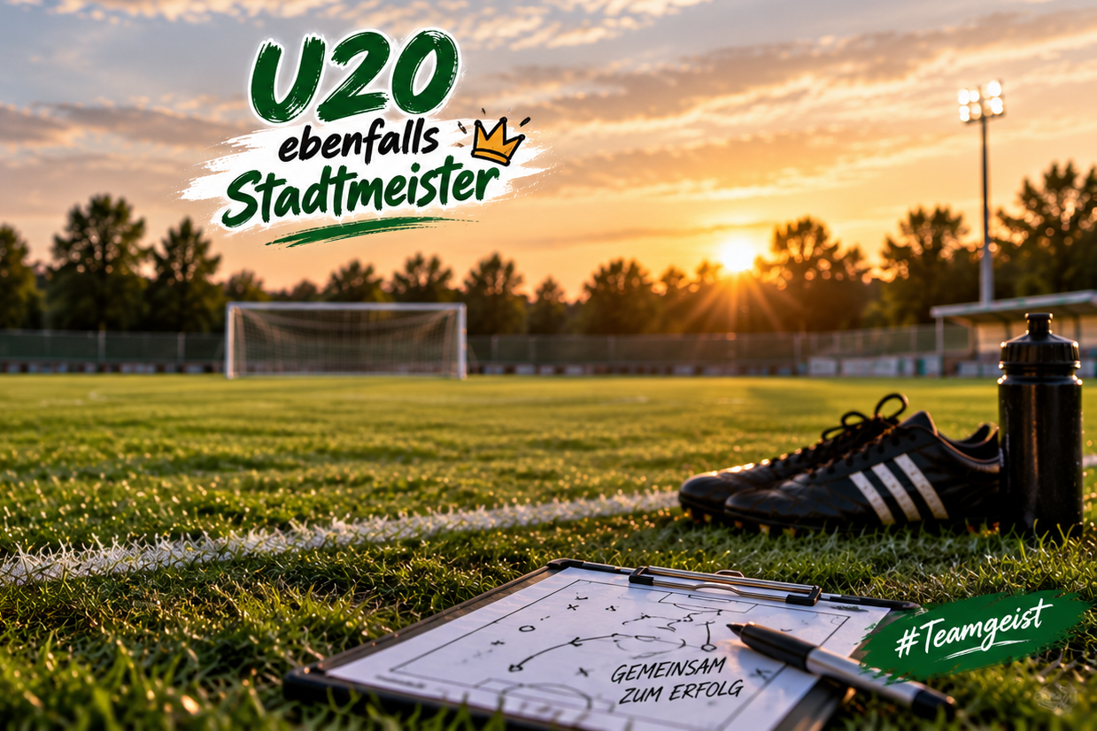 U20-Jungs ziehen nach und werden ebenfalls Stadtmeister