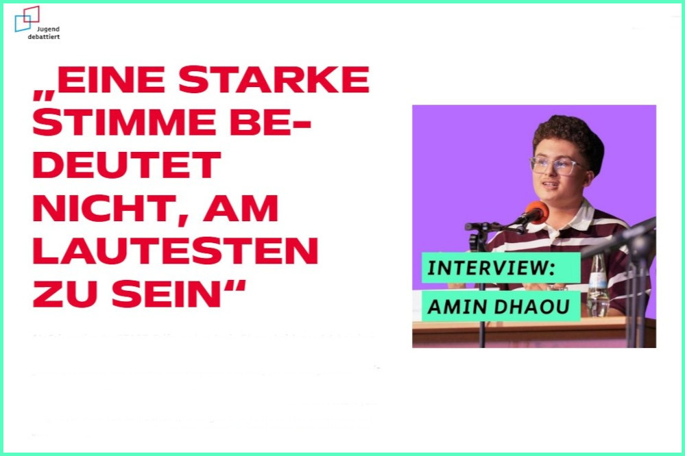 Jugend debattiert: Das legendäre Döner-Versprechen